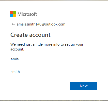 first name and lastname